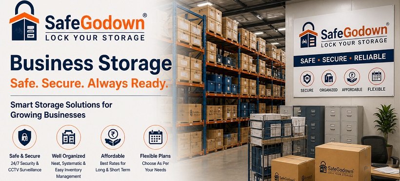 Secure Business Storage Units and Inventory Warehouse in Pune by SafeGodown