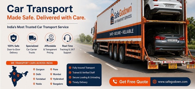 Verified Car Transport Services in Gurgaon - Enclosed and Open Carriers