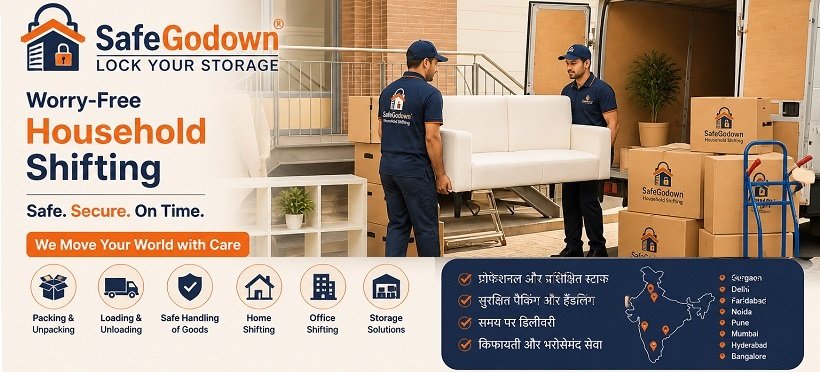 Best Household Shifting Services in Lucknow - SafeGodown