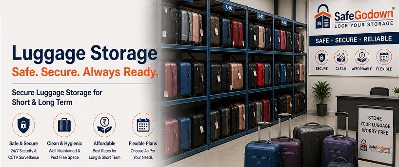 Safe Luggage Storage and Cloakroom Facility in Vapi by SafeGodown