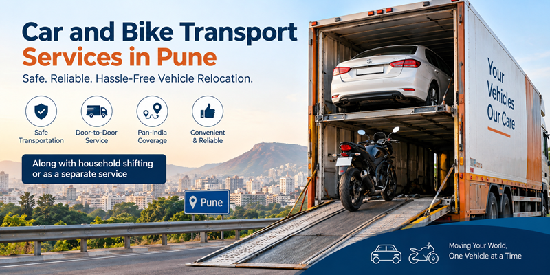 Car and Bike Transport Services in Pune – Safe Vehicle Relocation Made Easy 1 Safegodown